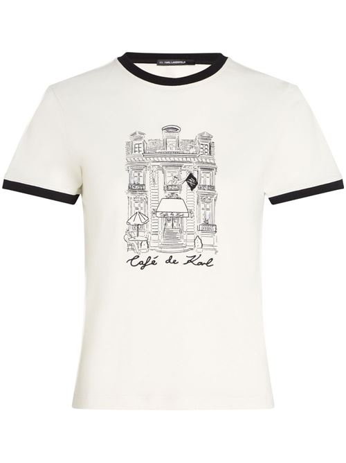 T-shirt donna maniche corte Karl Lagerfeld | A2W17087B09